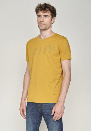 Greenbomb T-shirt - just ride - ochre - maat XL