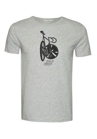 Greenbomb T-shirt - bike road junkie heather grey