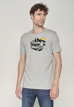 Greenbomb T-shirt - nature off road heather grey