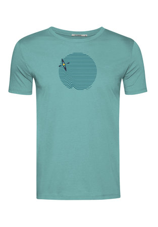 Greenbomb T-shirt - nature canoe sea citadel blue
