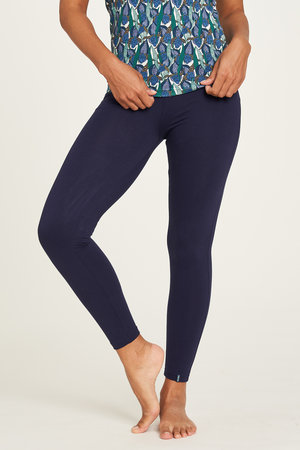 Legging bio katoen marineblauw