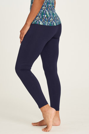 Legging bio katoen marineblauw