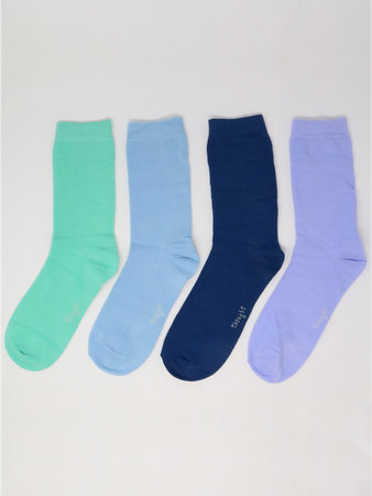Bamboe damessokken in cadeaudoos - rainbow pastelkleuren