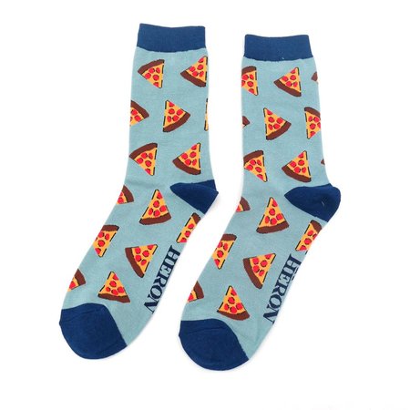 Bamboe herensokken pizza slices duck egg