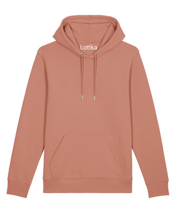 Robin hoodie rose clay - Maat S