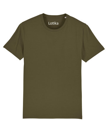 Daan T-shirt biologisch katoen british khaki