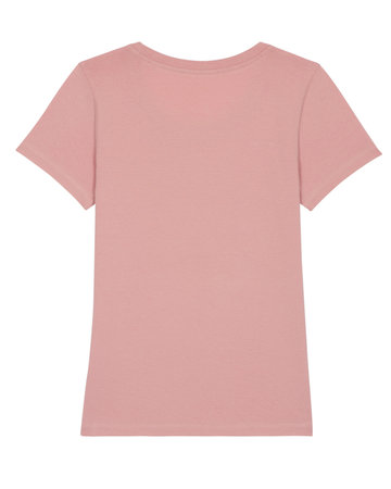 Yara T-shirt dames biologisch katoen - canyon pink - maat S