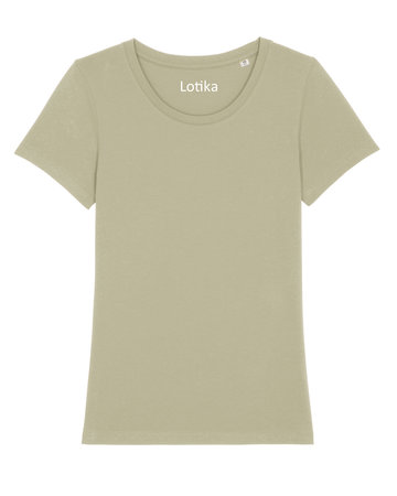 Yara T-shirt dames biologisch katoen - sage