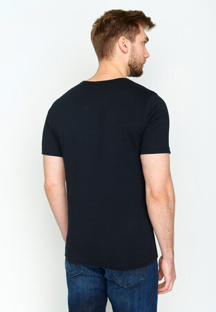 Greenbomb - T-shirt bike triple stripes - black maat S