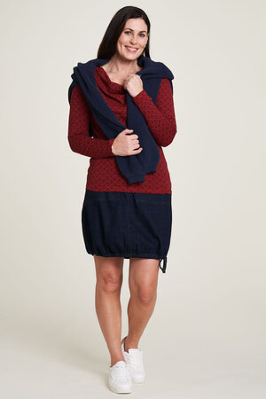 Tranquillo shirt lange mouw - geometric