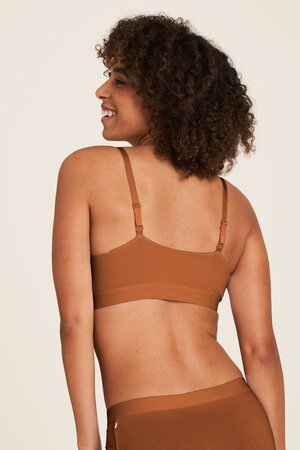 Tranquillo bralette Tencel - ginger- maat XL