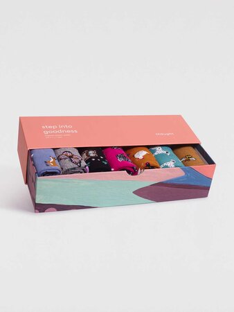 Animal collection dames sokken giftbox
