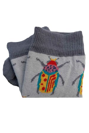 Kindersokken kevertjes - grijs