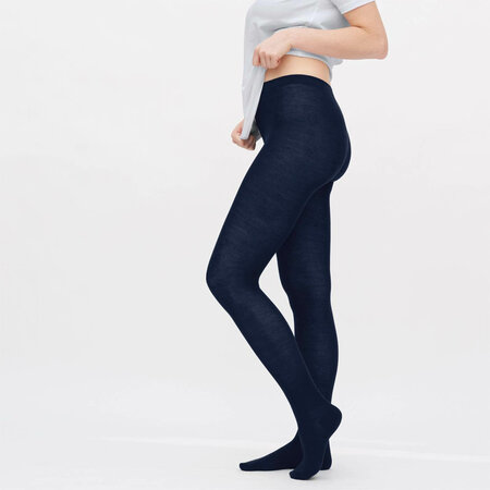 Wollen maillot Helene - dark sapphire