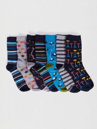 Bamboe sokken heren cadeaudoos space