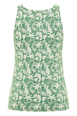 Tranquillo tanktop met V-hals - jungle - maat XL