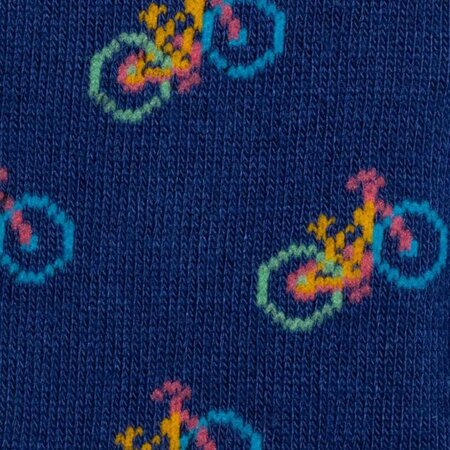 Swole Panda - bamboe sokken bicycle - navy