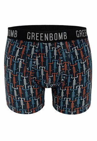 Greenbomb boxershort bike bond - black