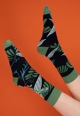 Greenbomb sokken papegaaien