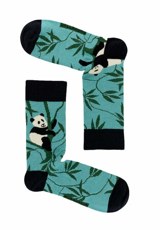 Greenbomb sokken panda print