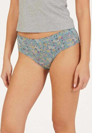 Thought dames slip Florielle bloemenprint - pine green