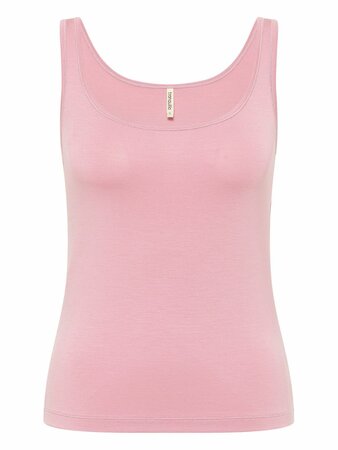 Tranquillo spaghetti top Tencel - vintage pink