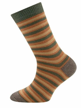 Ewers kindersokken mammoet olive - 2-pack maat 23/26