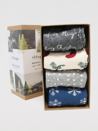 Damessokken kerstsokken cadeaudoos - Nesie