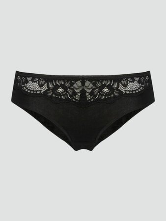 Comazo luxe Jazz pants slip met kant - zwart