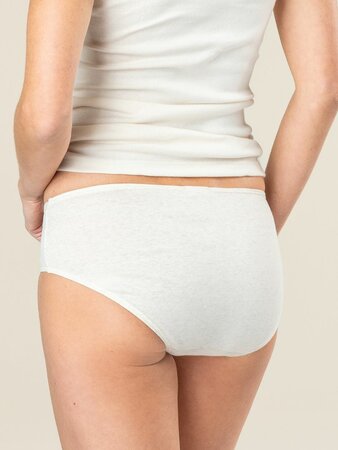 Dames slips 100% katoen Rasina 2-pack wit - mt XS (34)