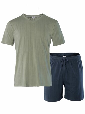 Living crafts pyjama set heren katoen Rex - willow