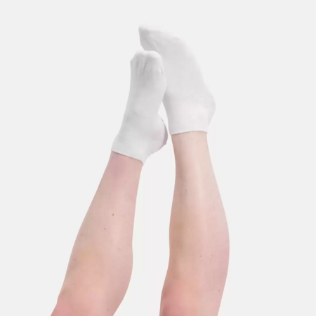 Bamboe sneakersokken wit - Dani 3 pack