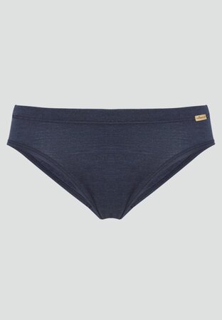 Comazo wollen dames slip met zijde – donkerblauw