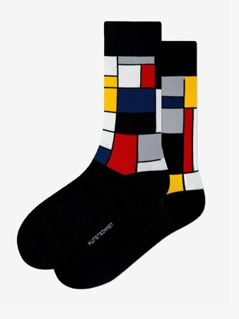 Piet Mondriaan sokken giftbox maat 36-40