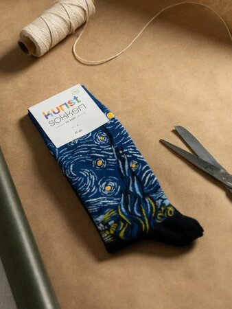 Vincent van Gogh sokken giftbox maat 36-40