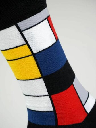 Sokken Piet Mondriaan – Compositie A maat 36-40