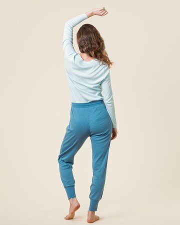 Living Crafts pyjamabroek dames Aveline - blauw stippen