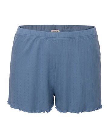 Pyjama short dames katoen Rosaria - lavendel
