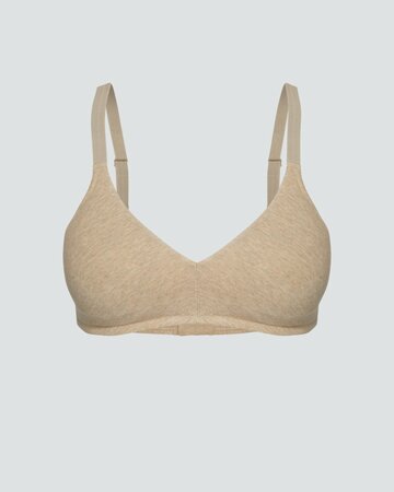 Comazo BH zonder beugels katoen - beige melange