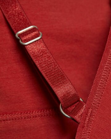 Comazo soft bh zonder beugel met kant - cranberry rood