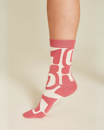 Tranquillo sokken bio katoen abstract - rose mt 35-38