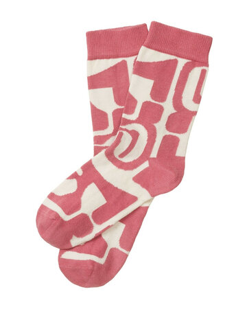Tranquillo sokken bio katoen abstract - rose mt 35-38