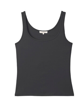 Tranquillo dames hemd Tencel - zwart maat S
