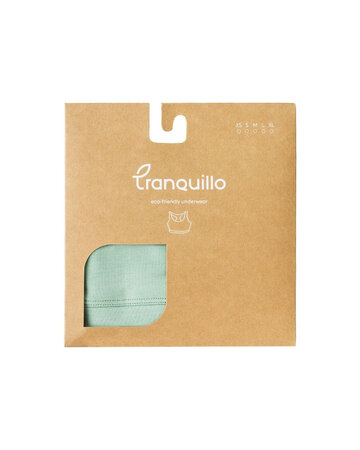 Tranquillo dames racerback-bh Tencel - granite green -XS