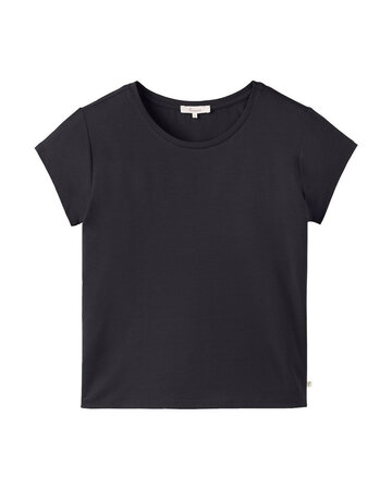 Tranquillo dames T-shirt Tencel - zwart mt L