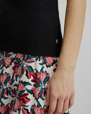 Tranquillo dames hemd Tencel - zwart maat S