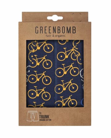 Greenbomb boxershort bike rows - navy -XXL