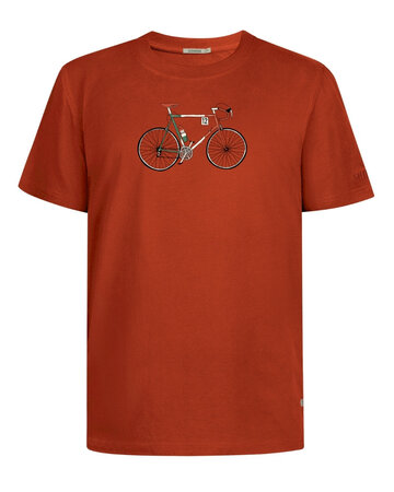 Greenbomb T-shirt heren bike - clay red