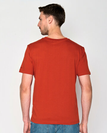 Greenbomb T-shirt heren bike - clay red