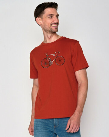 Greenbomb T-shirt heren bike - clay red